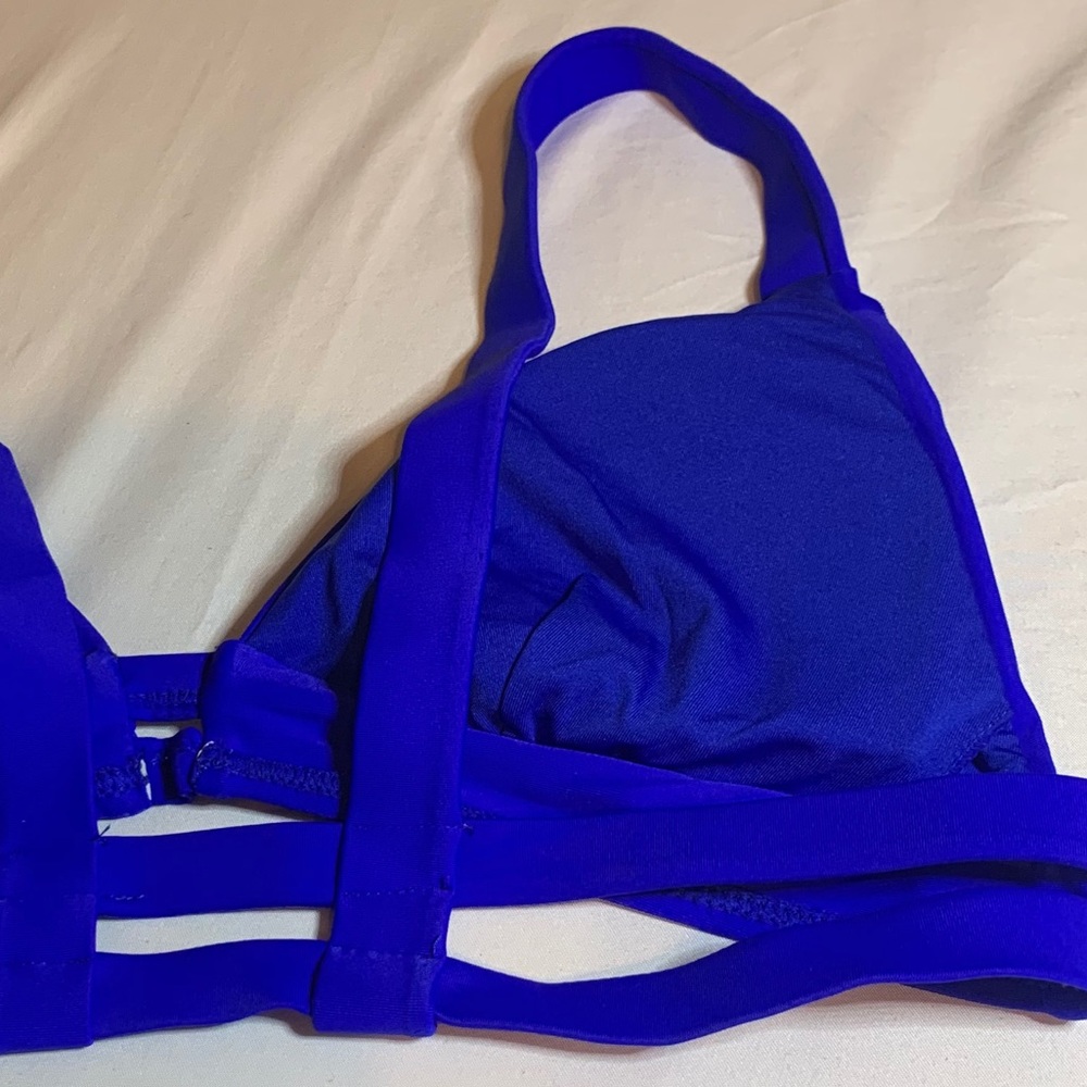 Royal Blue Bikini Top